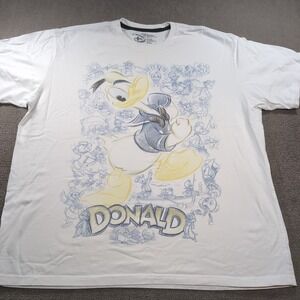 Disney Store Donald Duck Studio Collection Short Sleeve Crew Neck T-shirt  XXL